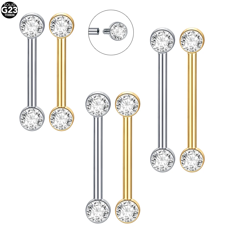 Body Jewelry Changing Kit - 1/5 قطعة زرع الصف التيتانيوم داخليا