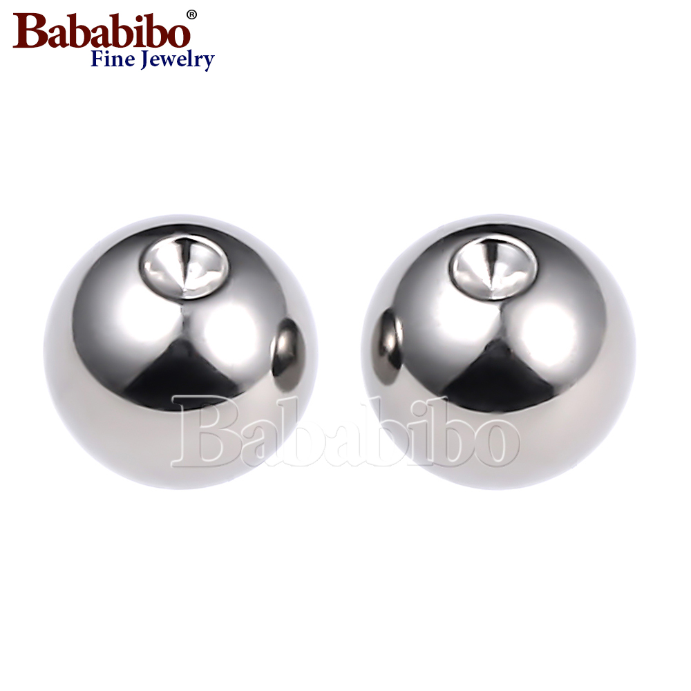 Body Jewelry Replacement Ball - 10 قطعة ASTM F-136 التيتانيوم الأسير