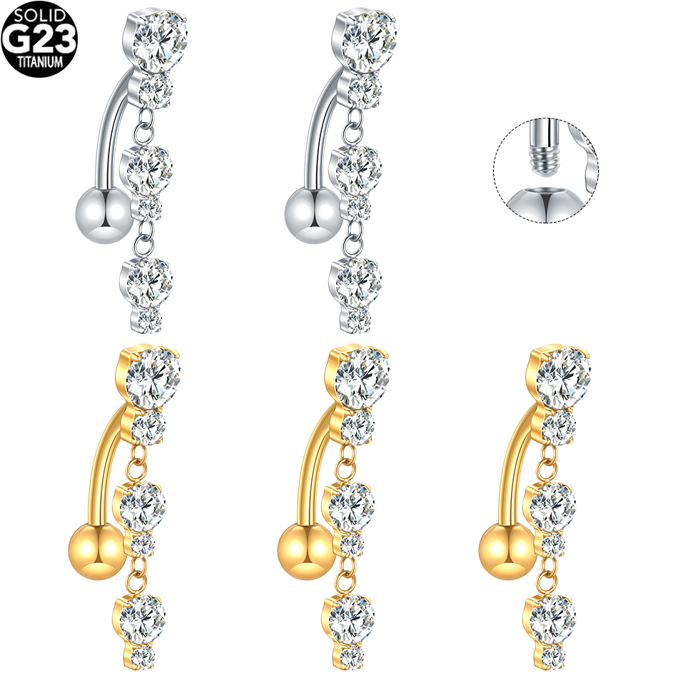 Belly Bar Titanium - 1/5 قطعة التيتانيوم عكس بار تشيكوسلوفاكيا