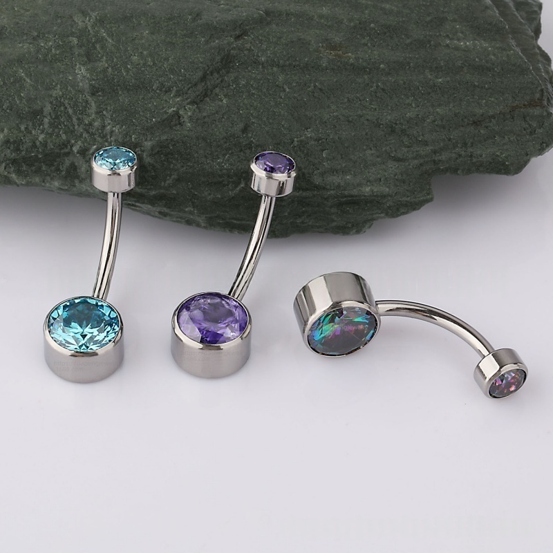 حلقة سرة من التيتانيوم G23 مع  - مراجعة Belly Bar Titanium وسعره