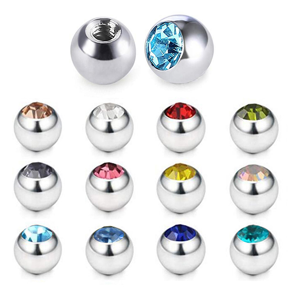 ثقب لولبي من الكريستال تشيكوسل - مراجعة Body Jewelry Replacement Ball وسعره