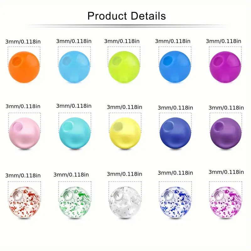 226pcs 16G الفولاذ المقاوم للص - مراجعة Body Jewelry Replacement Ball وسعره