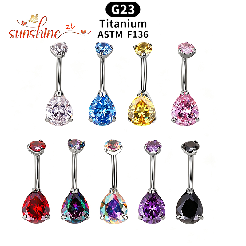 قطعة واحدة من حلقات الباربل ال - مراجعة Belly Bar Titanium وسعره