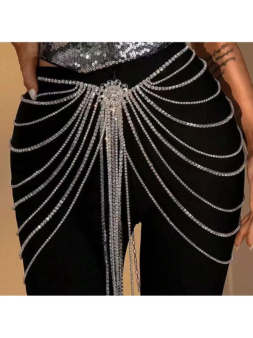 سلسلة جسم نسائية فاخرة بتصميم  - مراجعة Body Jewelry Europe وسعره