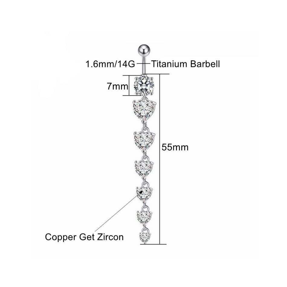 حلقة سرة بطن من التيتانيوم الط - مراجعة Belly Bar Titanium وسعره