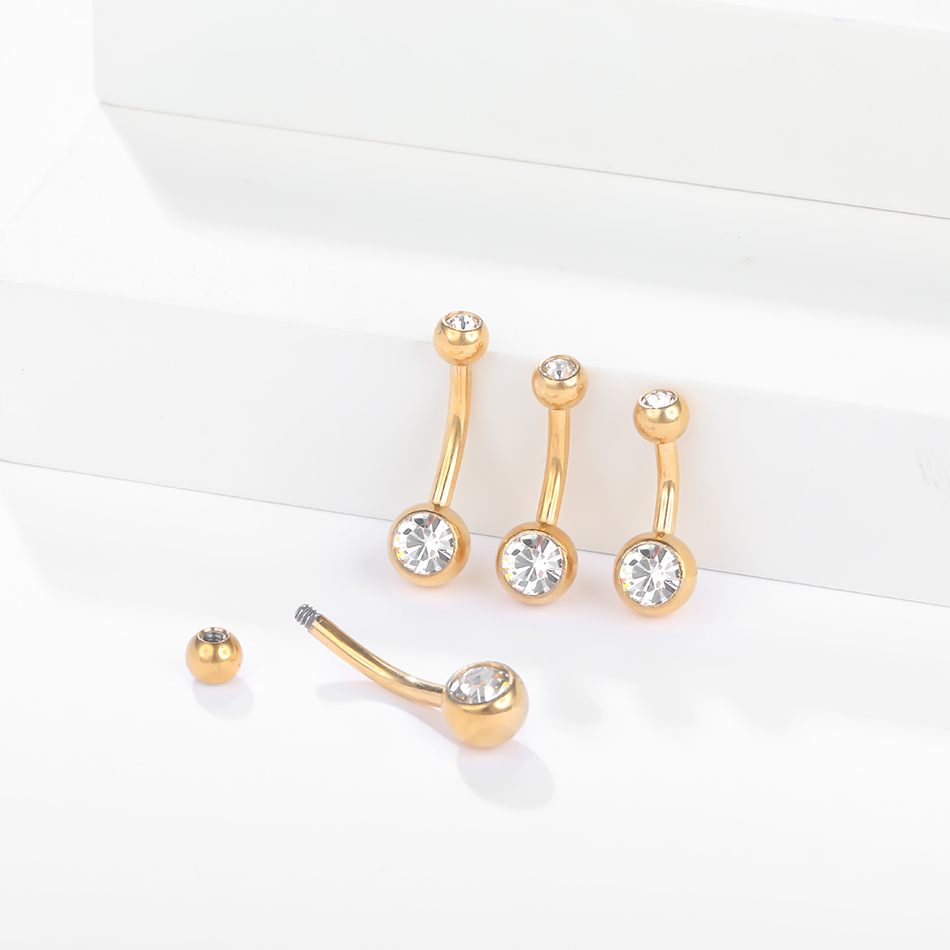 10 قطعة/الوحدة G23 التيتانيوم  - مراجعة Belly Bar Titanium وسعره