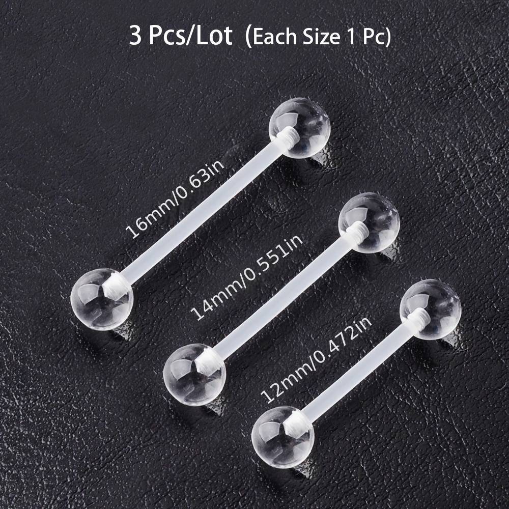 3 قطعة/المجموعة (كل حجم 1 قطعة - مراجعة Body Jewelry In Store وسعره