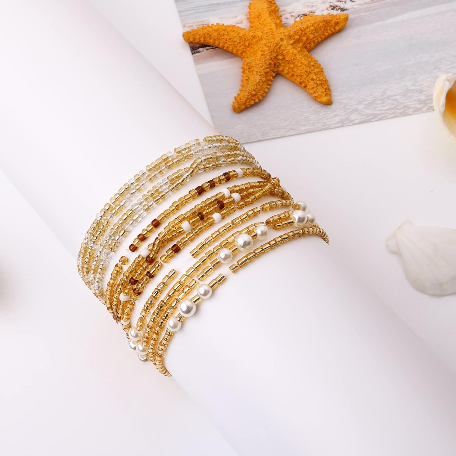 خرز الخصر للنساء، سلاسل البطن  - مراجعة Body Jewelry Changing Kit وسعره