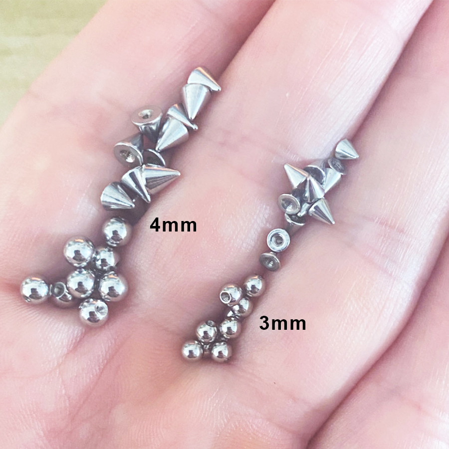 100 قطعة 16 جرام 3 مللي متر 4  - مراجعة Body Jewelry Replacement Ball وسعره