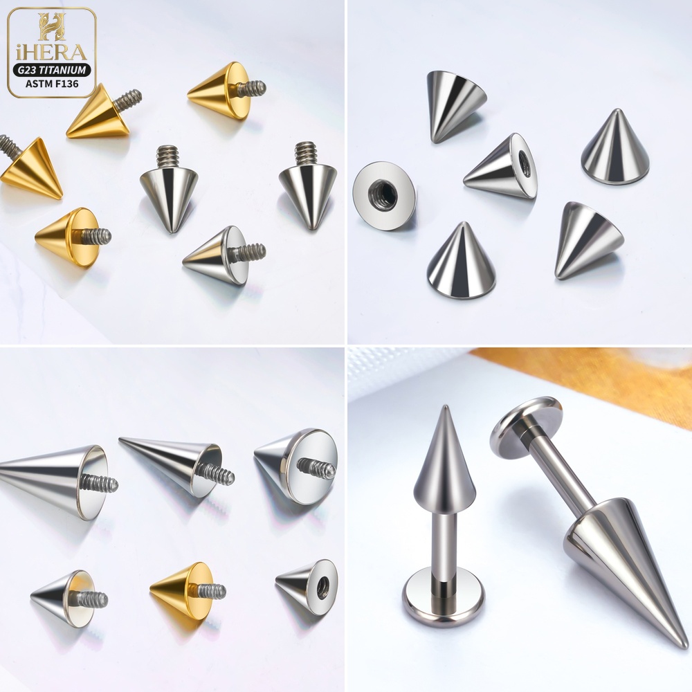 قطع غيار مخروطية من التيتانيوم - مراجعة Body Jewelry Replacement Ball وسعره