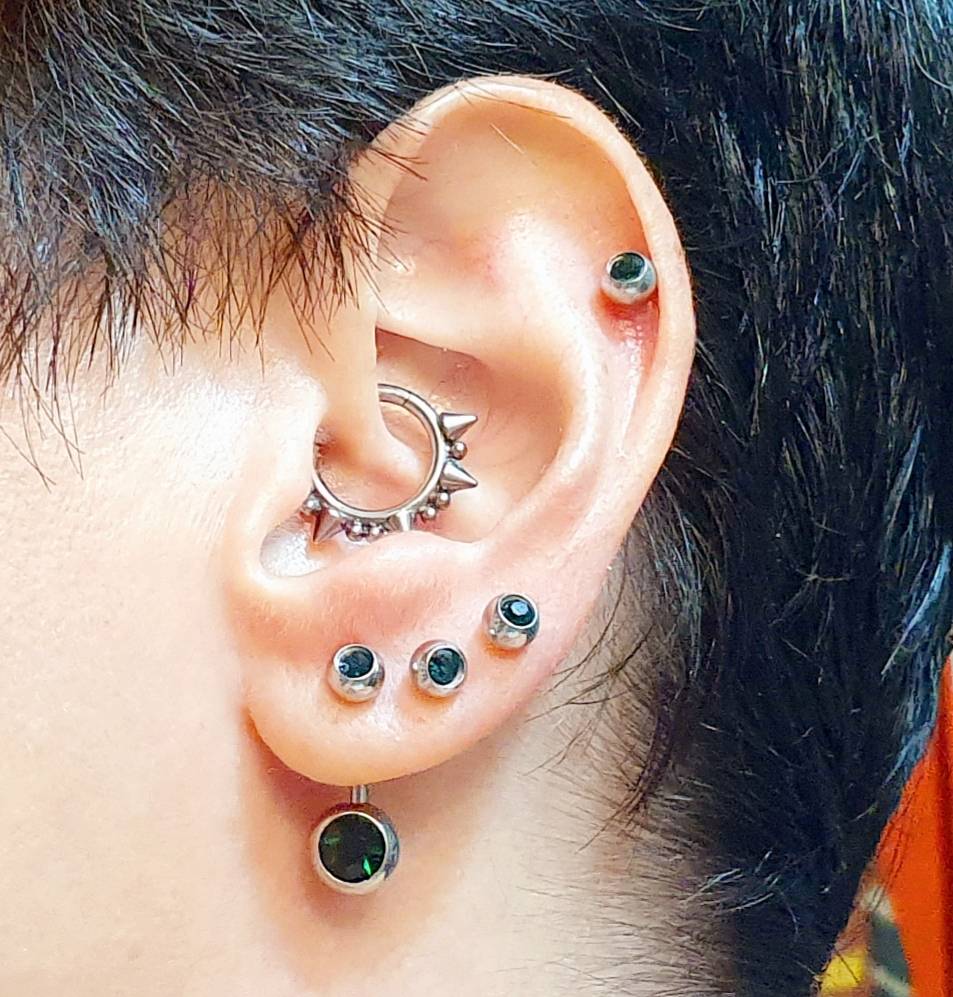 10 قطعة/الوحدة الفولاذ المقاوم - مراجعة Belly Bar Titanium وسعره