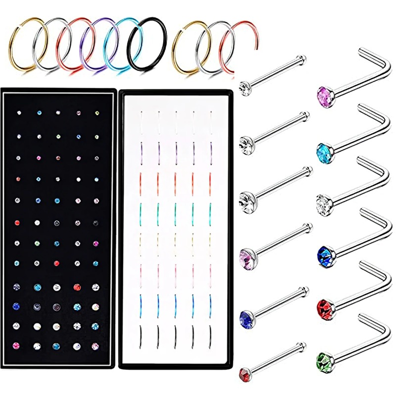 40/60 قطعة الفولاذ المقاوم للص - مراجعة Body Jewelry Changing Kit وسعره