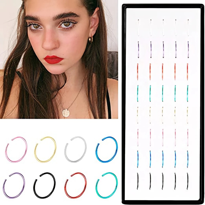 40/60 قطعة الفولاذ المقاوم للص - مراجعة Body Jewelry Changing Kit وسعره