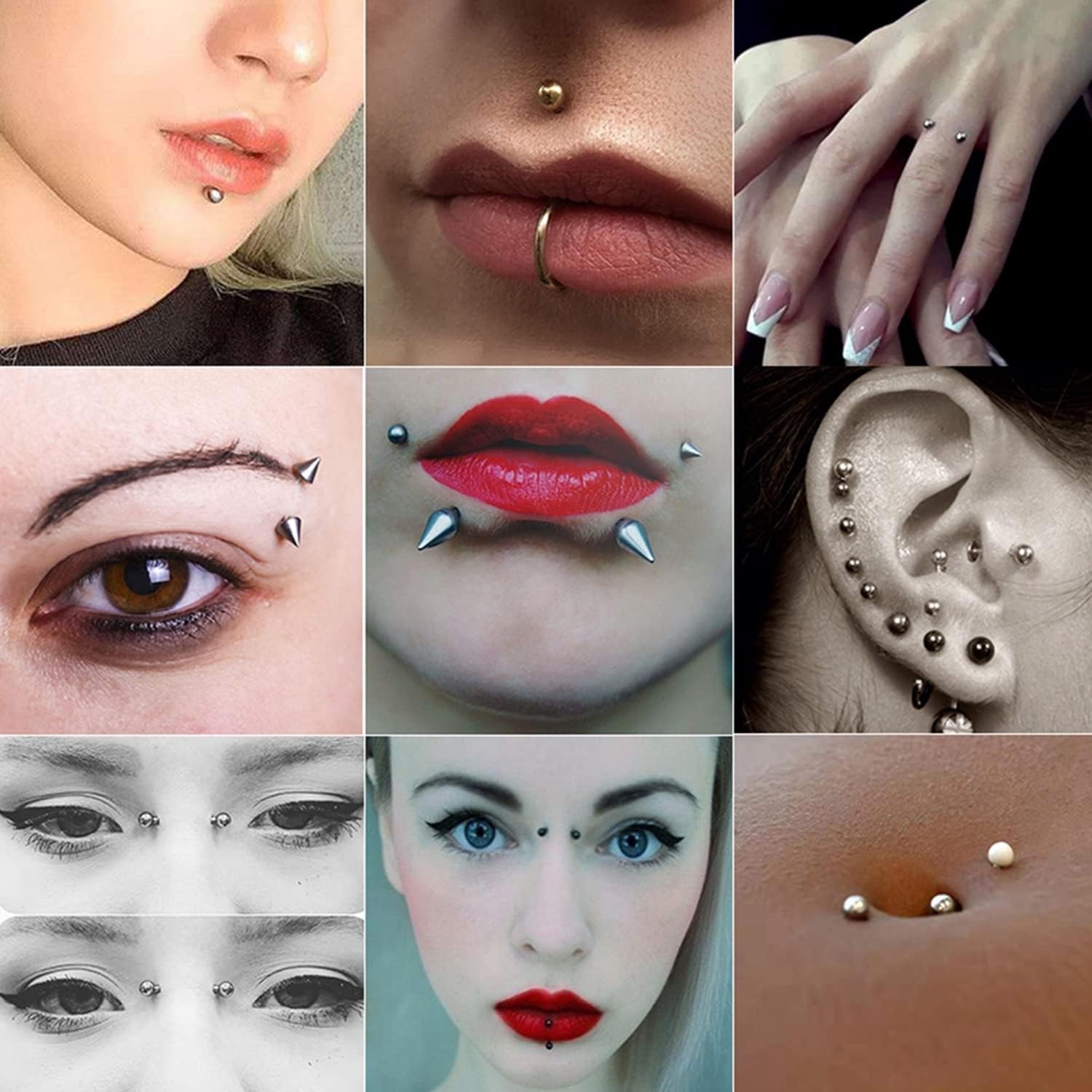 دربيرفكت حلقات حواجب وشفاه وحل - مراجعة Body Jewelry Replacement Ball وسعره